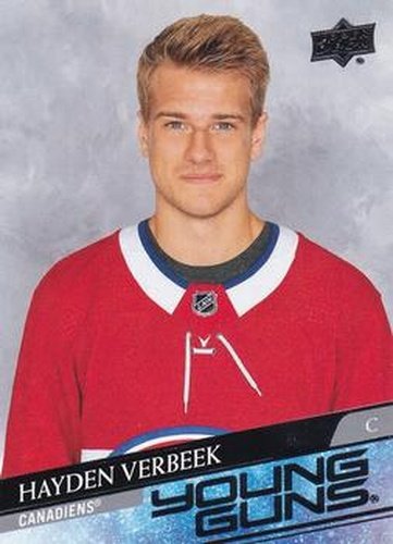 #714 Hayden Verbeek - Montreal Canadiens - 2020-21 Upper Deck Hockey