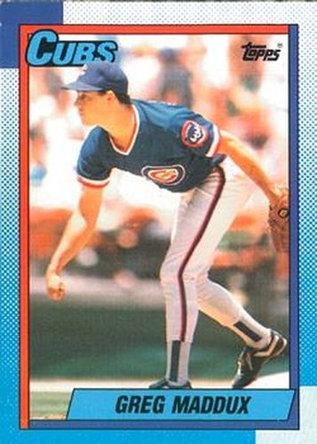 #715 Greg Maddux - Chicago Cubs - 1990 O-Pee-Chee Baseball