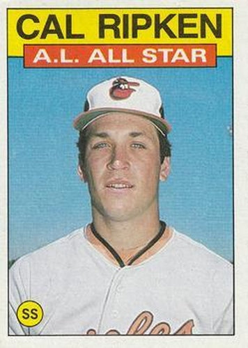 #715 Cal Ripken - Baltimore Orioles - 1986 Topps Baseball