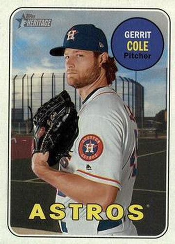 #715 Gerrit Cole - Houston Astros - 2018 Topps Heritage Baseball