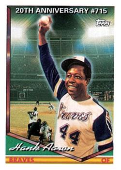 #715 Hank Aaron - Atlanta Braves - 1994 Topps Baseball
