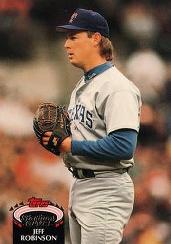 #715 Jeff Robinson - Texas Rangers - 1992 Stadium Club Baseball