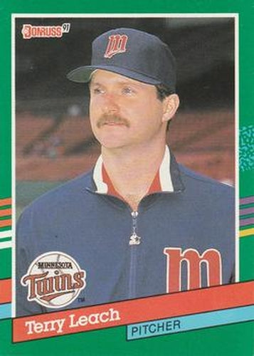 #715 Terry Leach - Minnesota Twins - 1991 Donruss Baseball