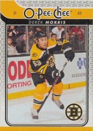#716 Derek Morris - Boston Bruins - 2009-10 O-Pee-Chee Hockey
