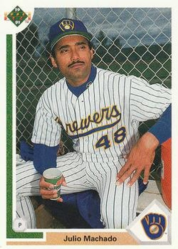 #716 Julio Machado - Milwaukee Brewers - 1991 Upper Deck Baseball