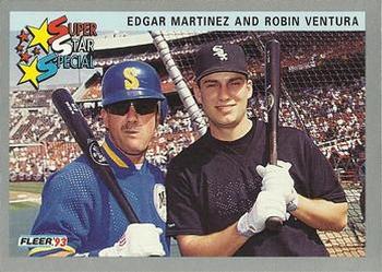 #716 Edgar Martinez / Robin Ventura - Seattle Mariners / Chicago White Sox - 1993 Fleer Baseball