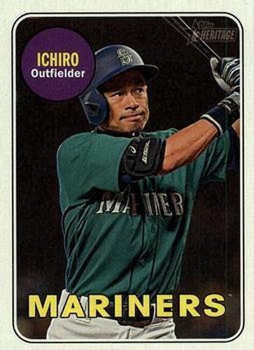 #716 Ichiro - Seattle Mariners - 2018 Topps Heritage Baseball