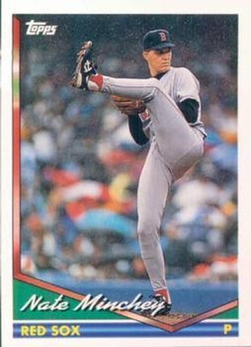 #716 Nate Minchey - Boston Red Sox - 1994 Topps Baseball