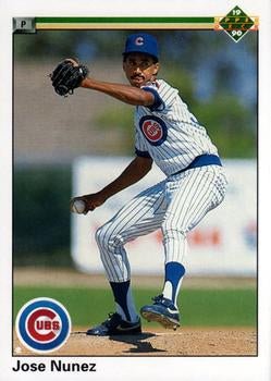 #716 Jose Nunez - Chicago Cubs - 1990 Upper Deck Baseball