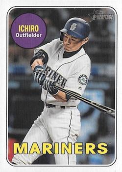 #716b Ichiro - Seattle Mariners - 2018 Topps Heritage Baseball