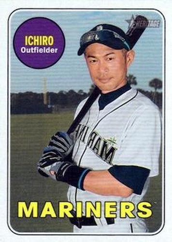 #716e Ichiro - Seattle Mariners - 2018 Topps Heritage Baseball