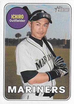 #716f Ichiro - Seattle Mariners - 2018 Topps Heritage Baseball