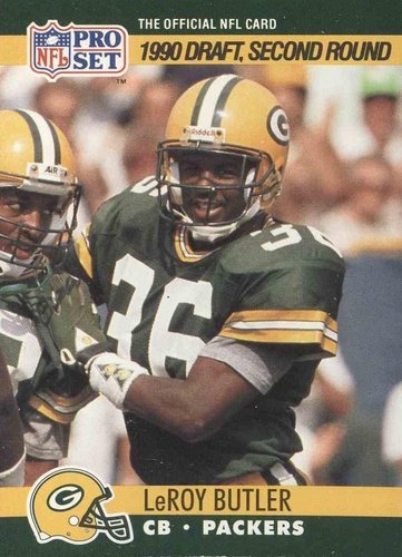 #717 LeRoy Butler - Green Bay Packers - 1990 Pro Set Football