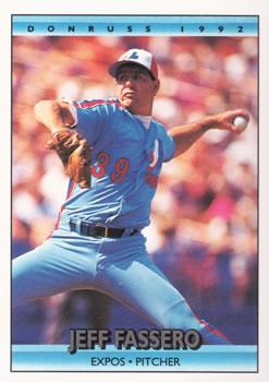 #717 Jeff Fassero - Montreal Expos - 1992 Donruss Baseball