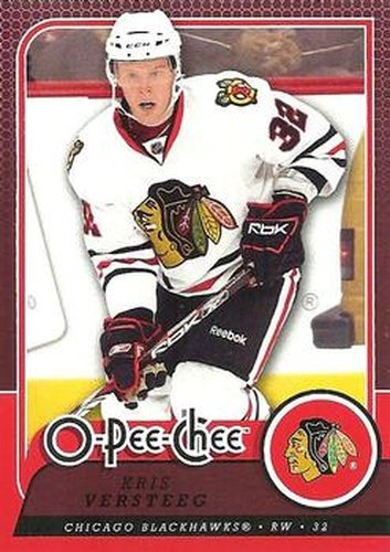 #717 Kris Versteeg - Chicago Blackhawks - 2008-09 O-Pee-Chee Hockey