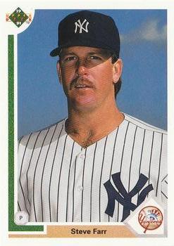 #717 Steve Farr - New York Yankees - 1991 Upper Deck Baseball