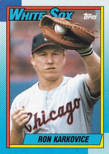 #717 Ron Karkovice - Chicago White Sox - 1990 Topps Baseball