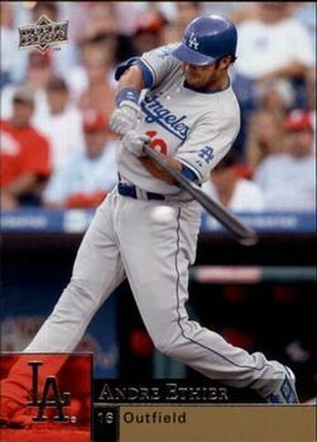 #717 Andre Ethier - Los Angeles Dodgers - 2009 Upper Deck Baseball