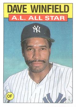 #717 Dave Winfield - New York Yankees - 1986 Topps Baseball