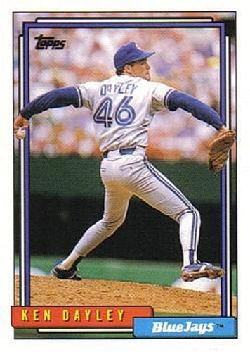 #717 Ken Dayley - Toronto Blue Jays - 1992 Topps Baseball