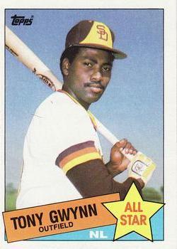 #717 Tony Gwynn - San Diego Padres - 1985 Topps Baseball