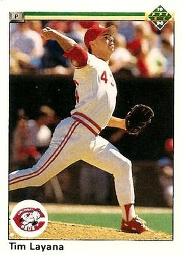 #717 Tim Layana - Cincinnati Reds - 1990 Upper Deck Baseball