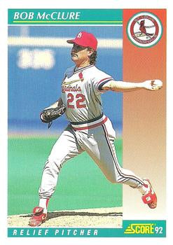 #717 Bob McClure - St. Louis Cardinals - 1992 Score Baseball
