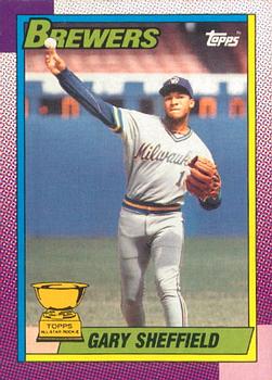 #718 Gary Sheffield - Milwaukee Brewers - 1990 O-Pee-Chee Baseball