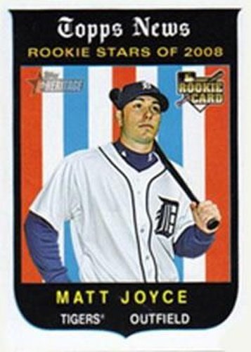 #718 Matt Joyce - Detroit Tigers - 2008 Topps Heritage Baseball