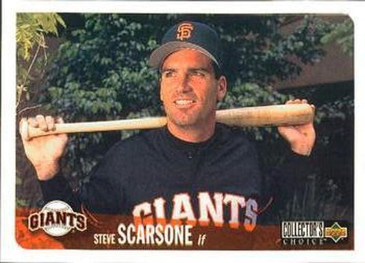 #718 Steve Scarsone - San Francisco Giants - 1996 Collector's Choice Baseball
