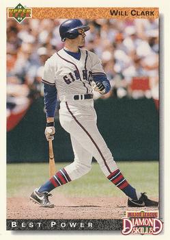 #718 Will Clark - San Francisco Giants - 1992 Upper Deck Baseball
