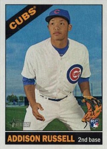 #718c Addison Russell - Chicago Cubs - 2015 Topps Heritage Baseball