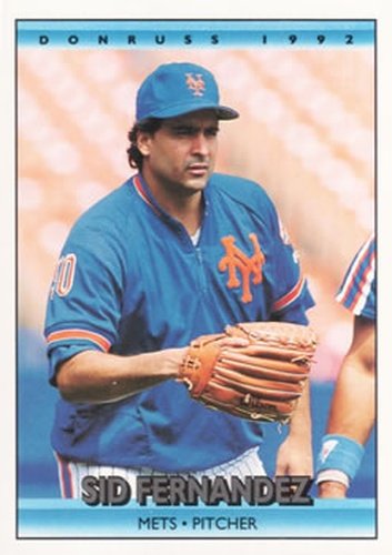 #719 Sid Fernandez - New York Mets - 1992 Donruss Baseball