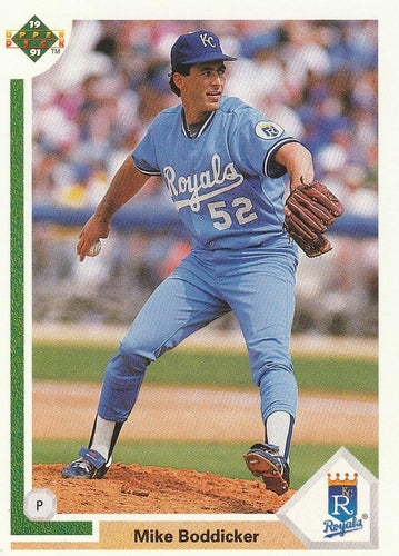 #719 Mike Boddicker - Kansas City Royals - 1991 Upper Deck Baseball