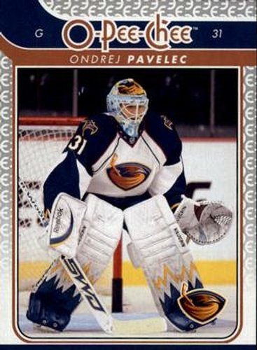 #719 Ondrej Pavelec - Atlanta Thrashers - 2009-10 O-Pee-Chee Hockey