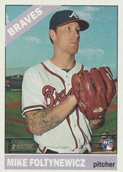 #719 Mike Foltynewicz - Atlanta Braves - 2015 Topps Heritage Baseball