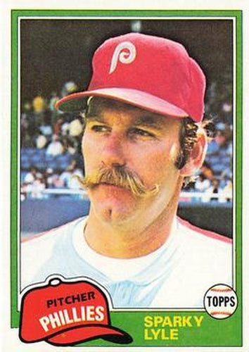 #719 Sparky Lyle - Philadelphia Phillies - 1981 Topps Baseball