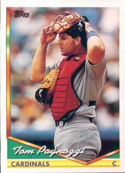 #719 Tom Pagnozzi - St. Louis Cardinals - 1994 Topps Baseball