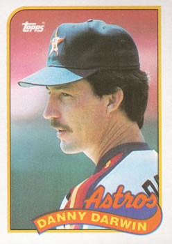 #719 Danny Darwin - Houston Astros - 1989 Topps Baseball
