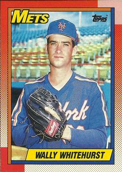 #719 Wally Whitehurst - New York Mets - 1990 Topps Baseball