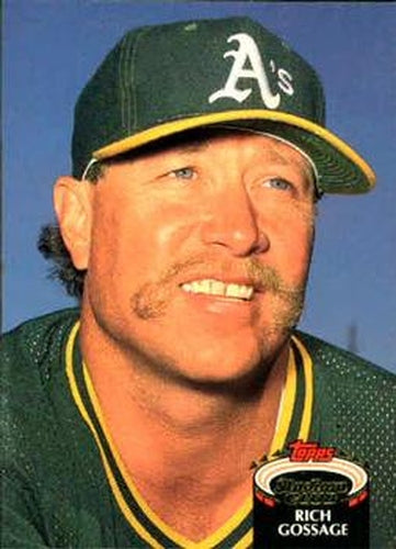 #719 Rich Gossage - Oakland Athletics - 1992 Stadium Club Baseball