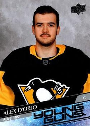 #719 Alex D'Orio - Pittsburgh Penguins - 2020-21 Upper Deck Hockey