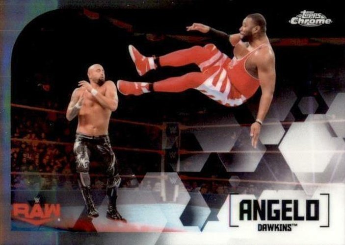 #71 Angelo Dawkins - 2020 Topps WWE Chrome Wrestling