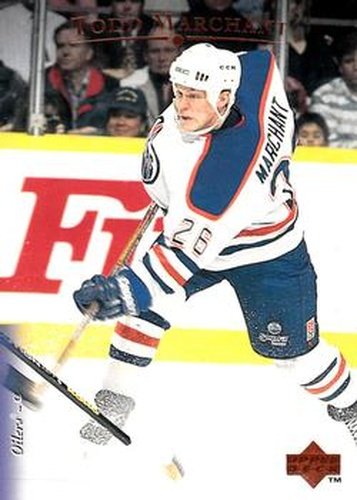 #71 Todd Marchant - Edmonton Oilers - 1995-96 Upper Deck Hockey