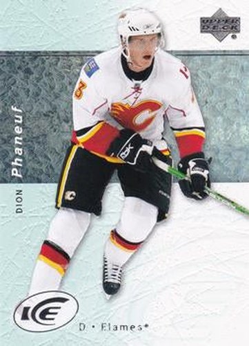 #71 Dion Phaneuf - Calgary Flames - 2007-08 Upper Deck Ice Hockey