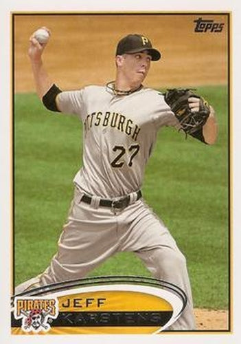 #71 Jeff Karstens - Pittsburgh Pirates - 2012 Topps Baseball