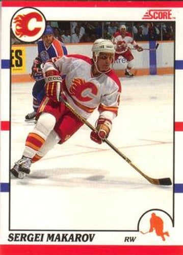 #71 Sergei Makarov - Calgary Flames - 1990-91 Score Canadian Hockey