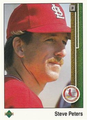 #771 Steve Peters - St. Louis Cardinals - 1989 Upper Deck Baseball