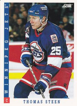#71 Thomas Steen - Winnipeg Jets - 1993-94 Score Canadian Hockey