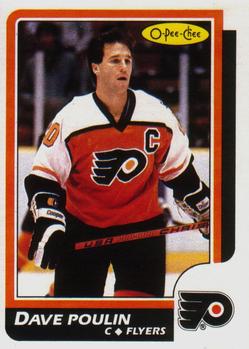 #71 Dave Poulin - Philadelphia Flyers - 1986-87 O-Pee-Chee Hockey